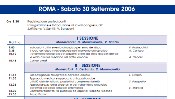 Congresso di Roma 2006
